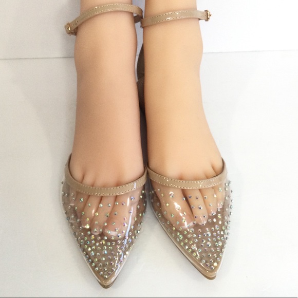 Lulus Crystal Point Toe Flats - Picture 7 of 8
